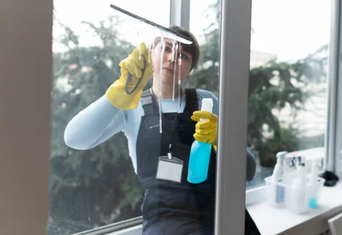 Nettoyage de vitres intérieures et extérieures à Chiché